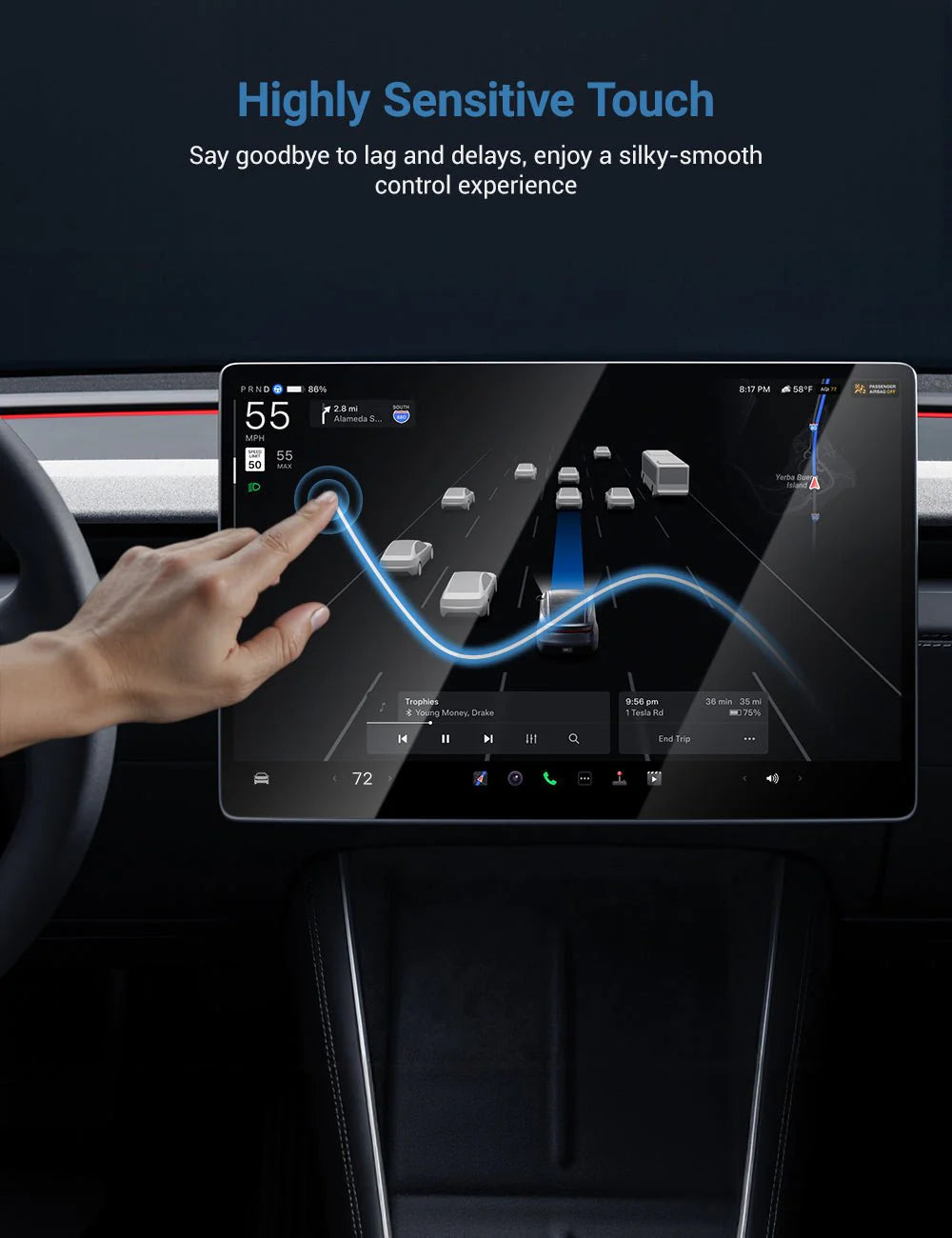 Model 3/Y Screen Protector